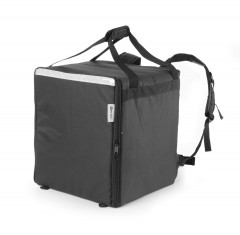 Szigetelt élelmiszer szállító hátizsák, HENDI, 75,2L, Fekete, 410x410x(H)480mm