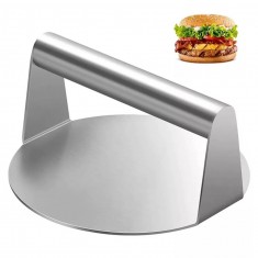 Rozsdamentes hamburgerprés (húsprés / húsvasaló) – 14 cm, smash burger