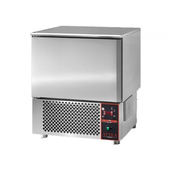  Tecnodom sokkoló hűtő, GN1/1, 5 tálcás, elektronikus, 750x750x890/910 cm 